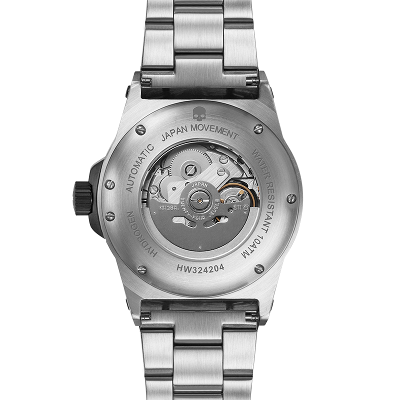 Sportivo Silber Schwarzes Armband