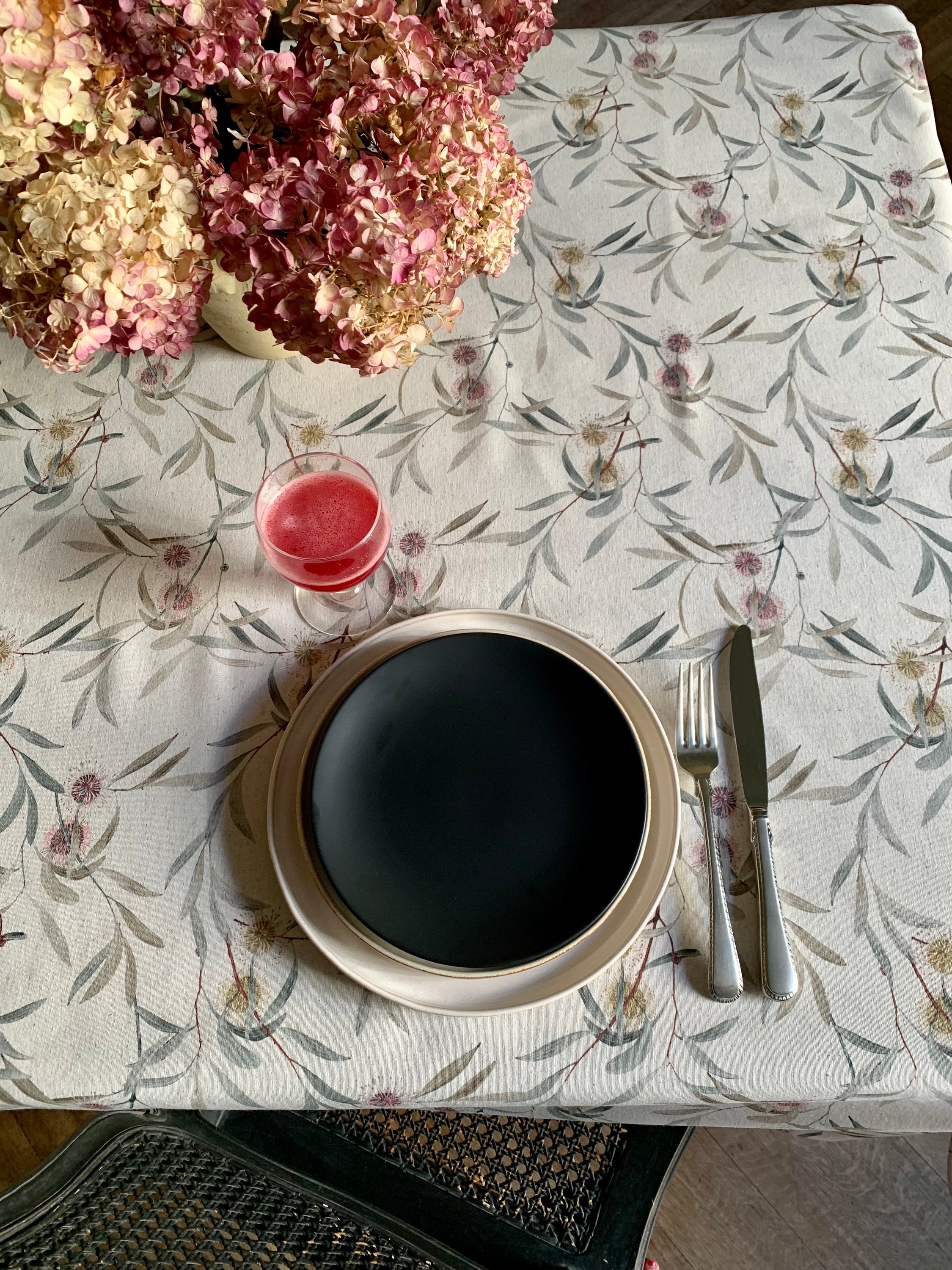 Rectangular Tablecloth, Recycled Cotton, Printed | Pipo Fresno