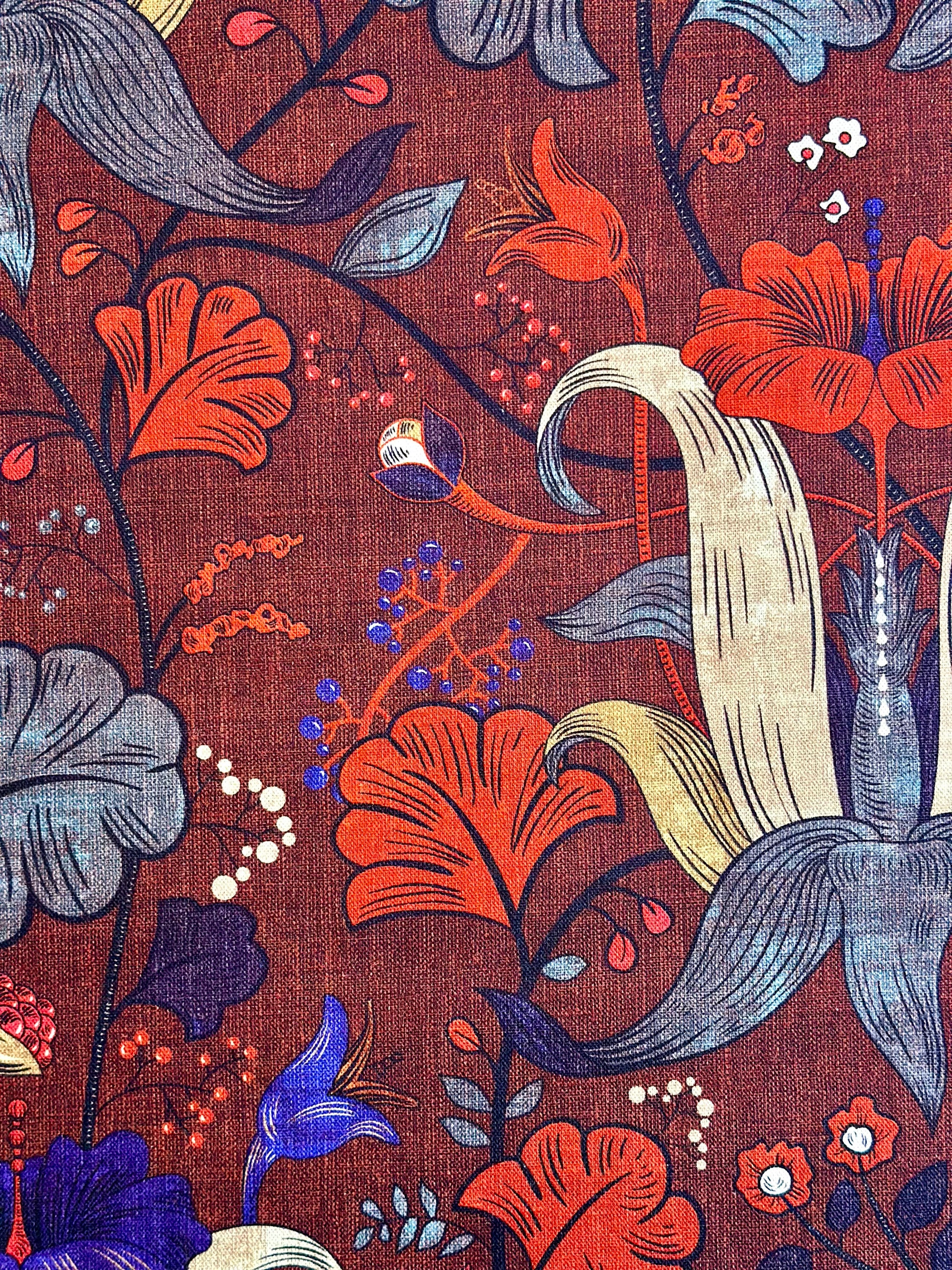 Tischdecke quadratisch/rechteckig, Baumwolle, bedruckt | Red Drama