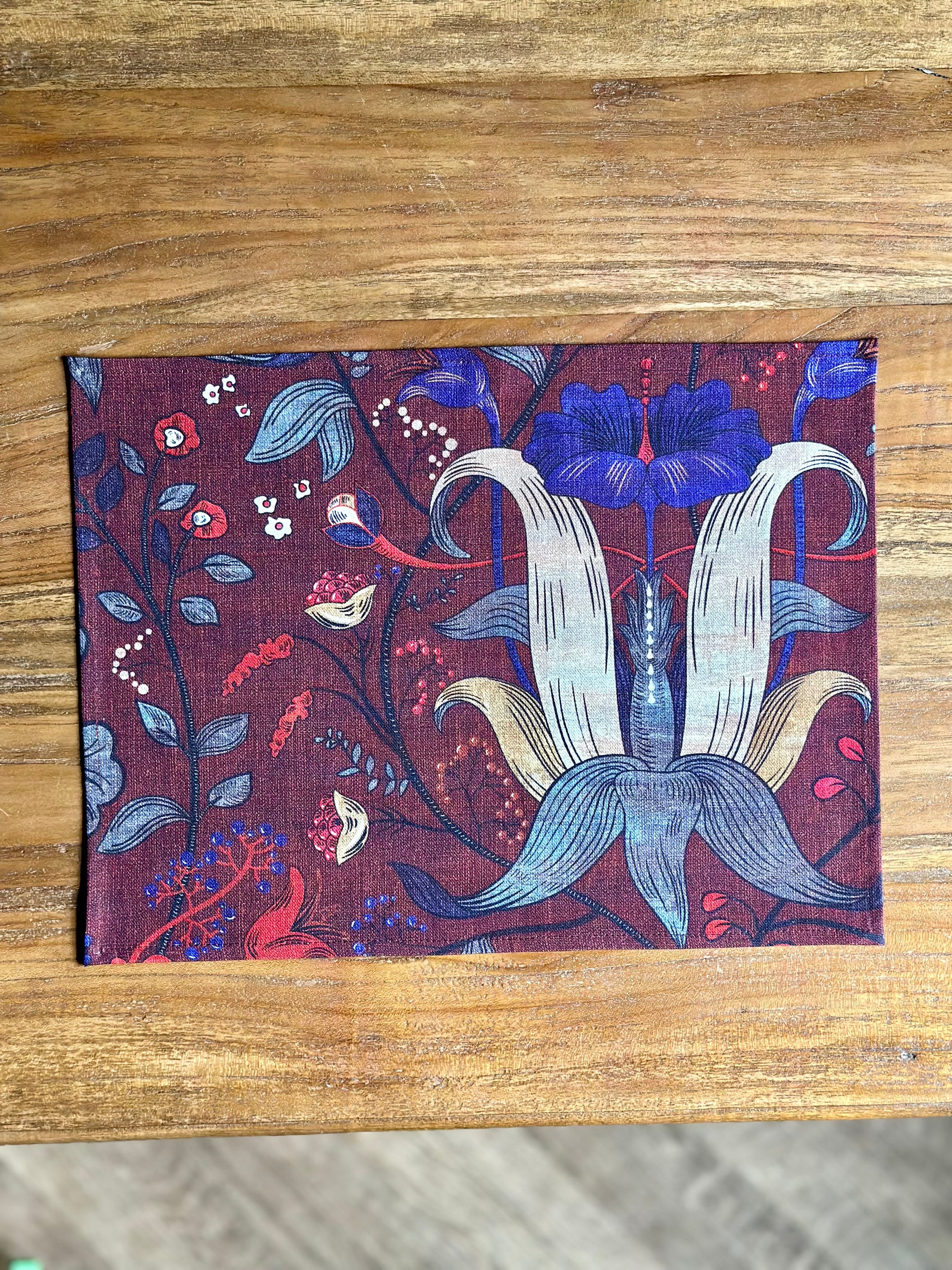 Placemat 30x43cm, Cotton, Printed | Red Drama