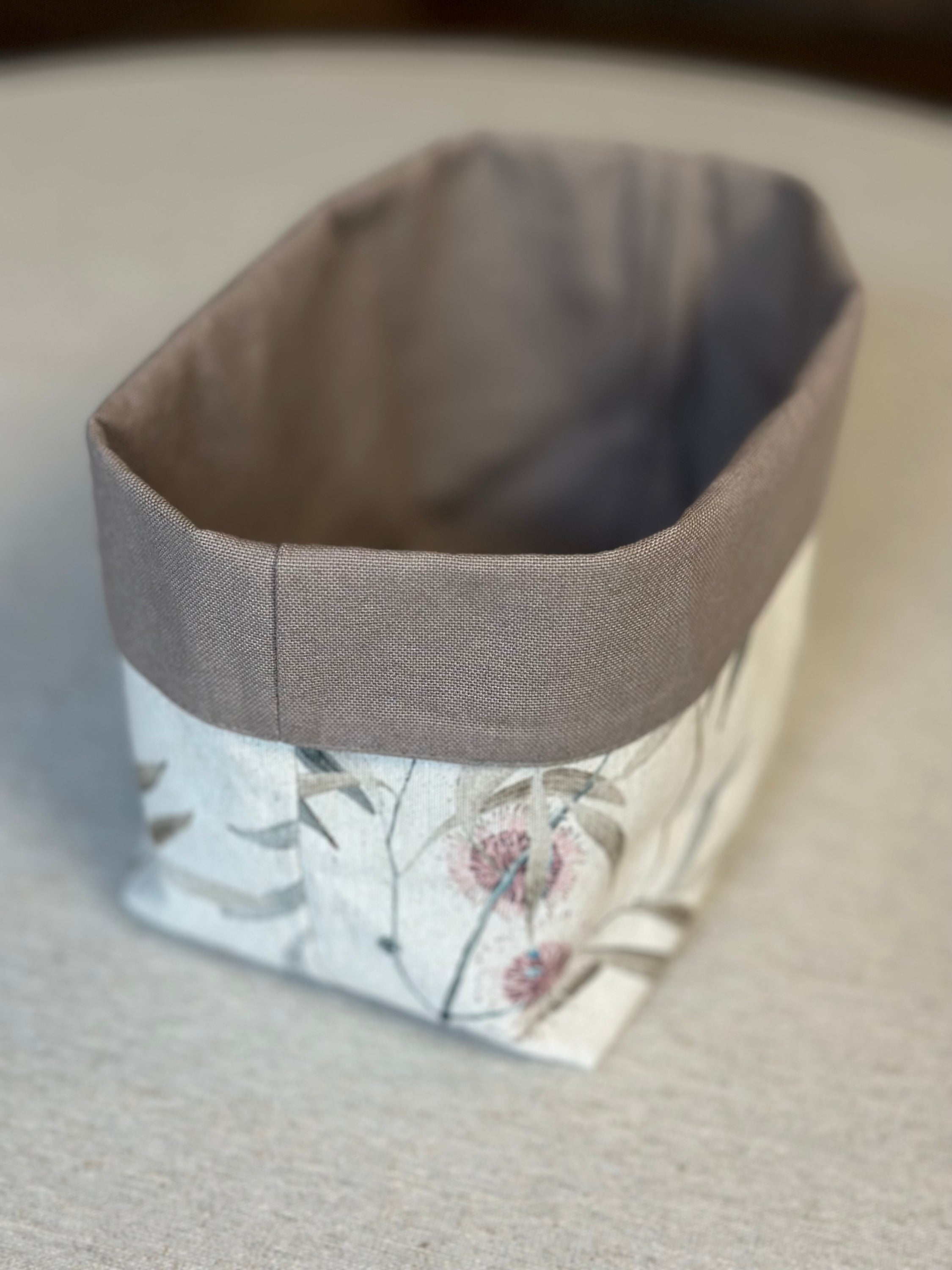 Cloth Basket, h=20cm, Recycled Cotton, Printed | Pipo Fresno