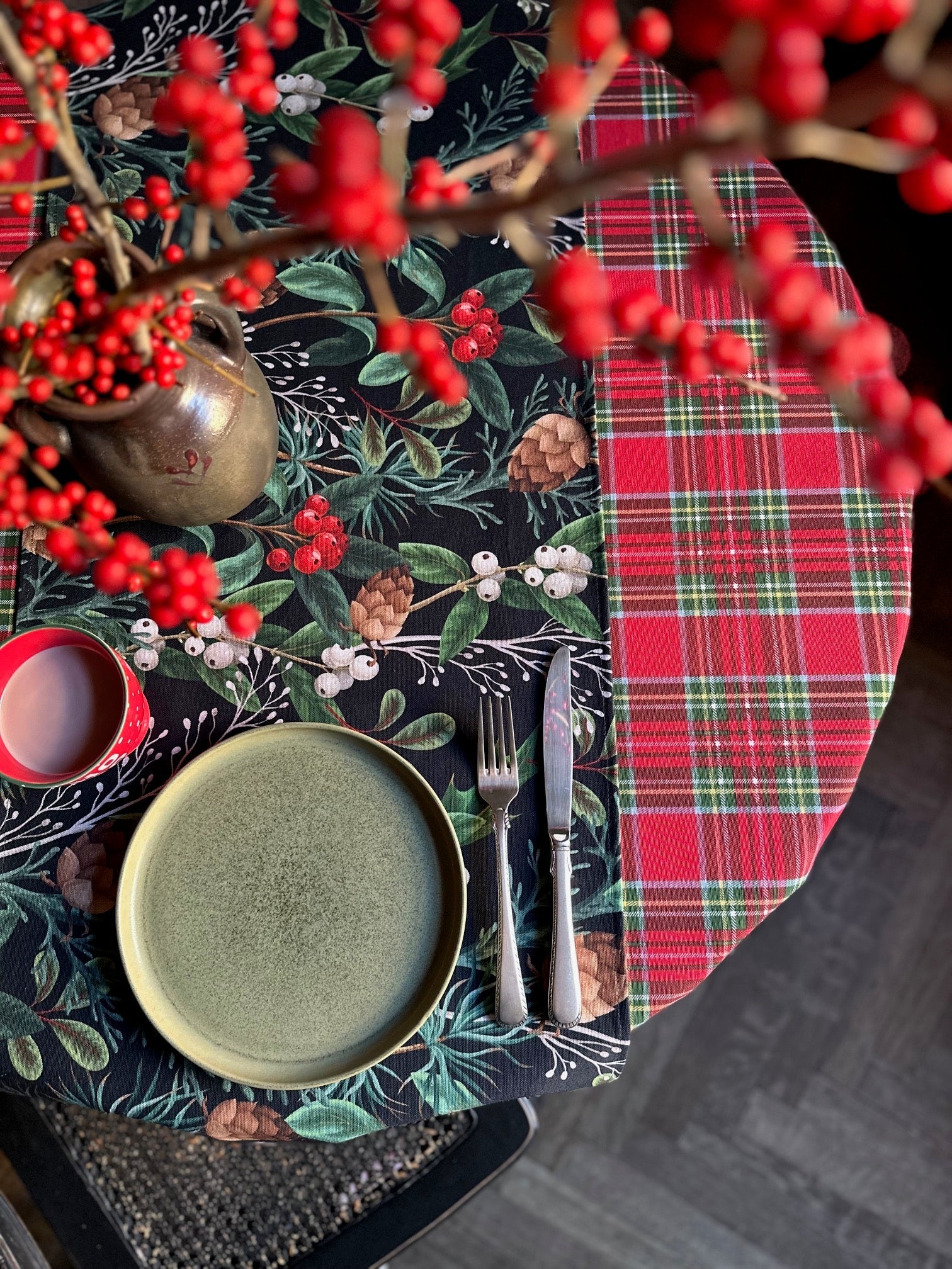 Runde Wintertischdecke | Somero