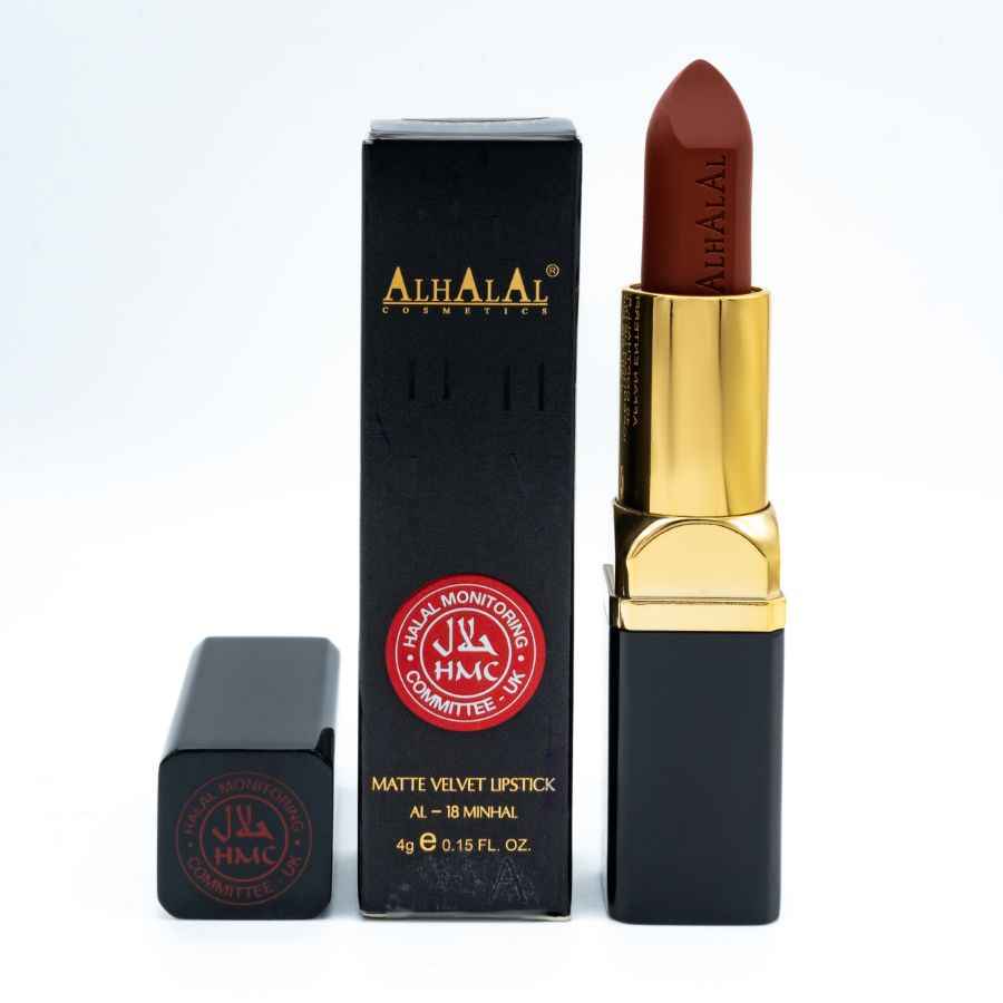 AL-18 MINHAL BRUIN ORANJE LIPPENSTIFT