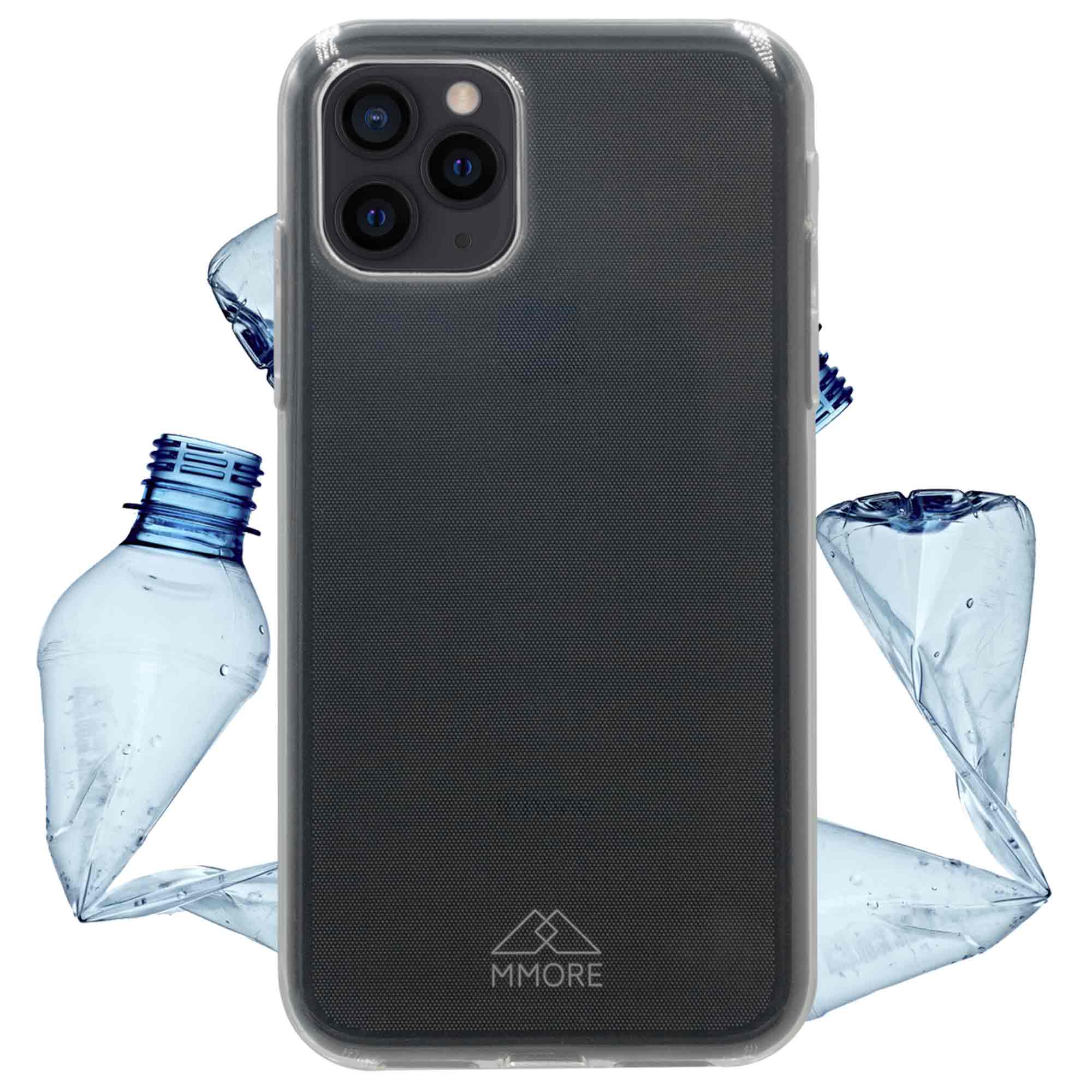 Coque de téléphone transparente en plastique océanique recyclé