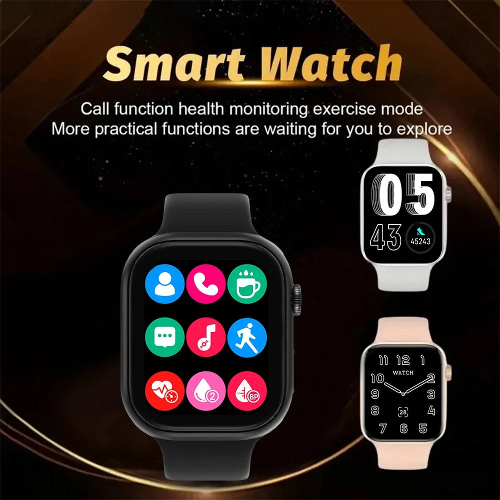 2025 New Smartwatch For Men Android IOS Phone 1.73" Screen Bluetooth