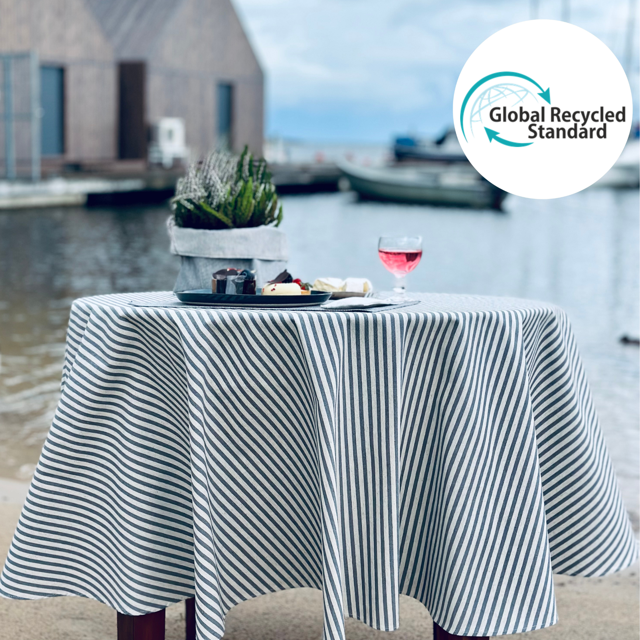 Round Tablecloth, Recycled fabric | Nord 1