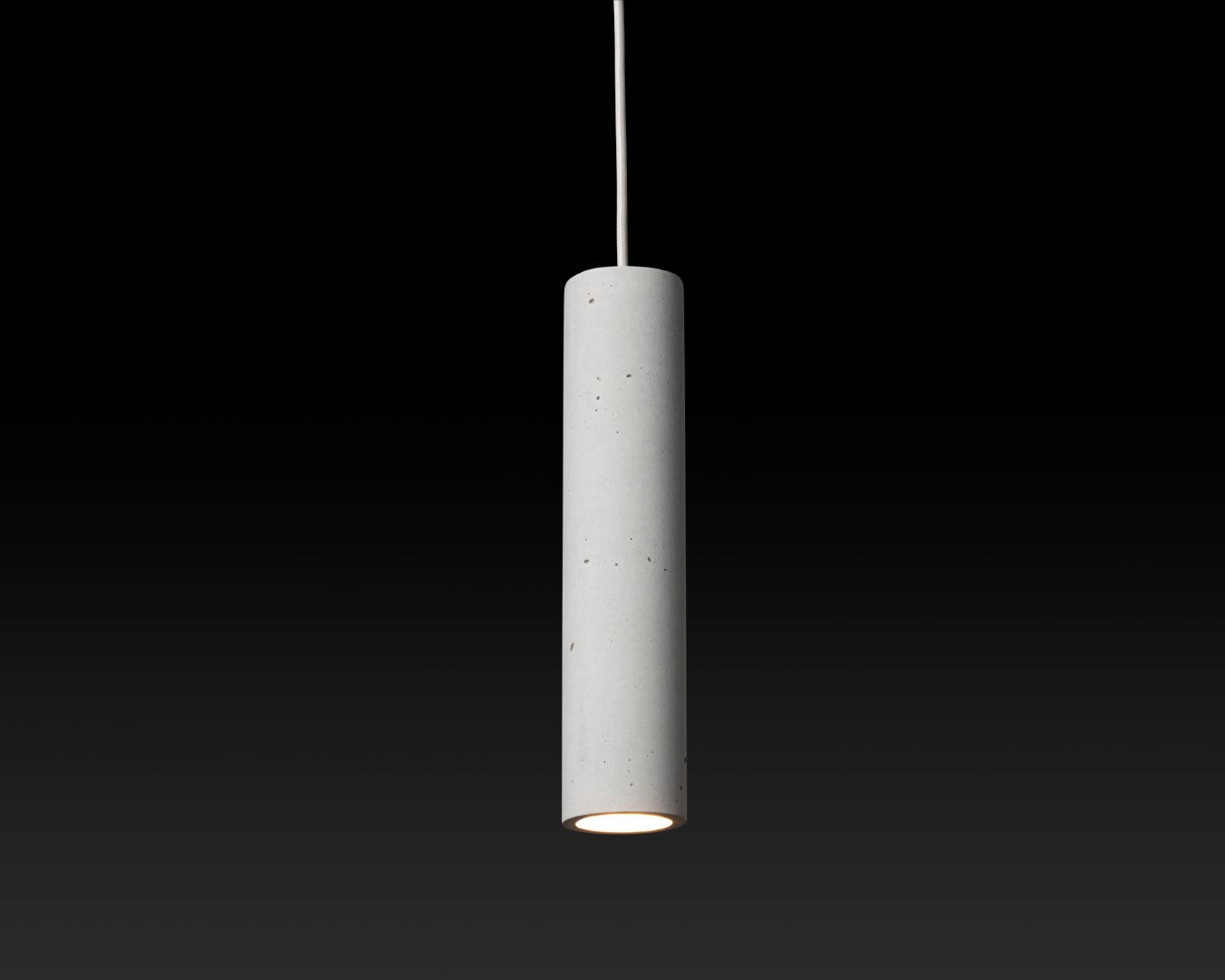 WHITE Concrete Pendant Light W+W