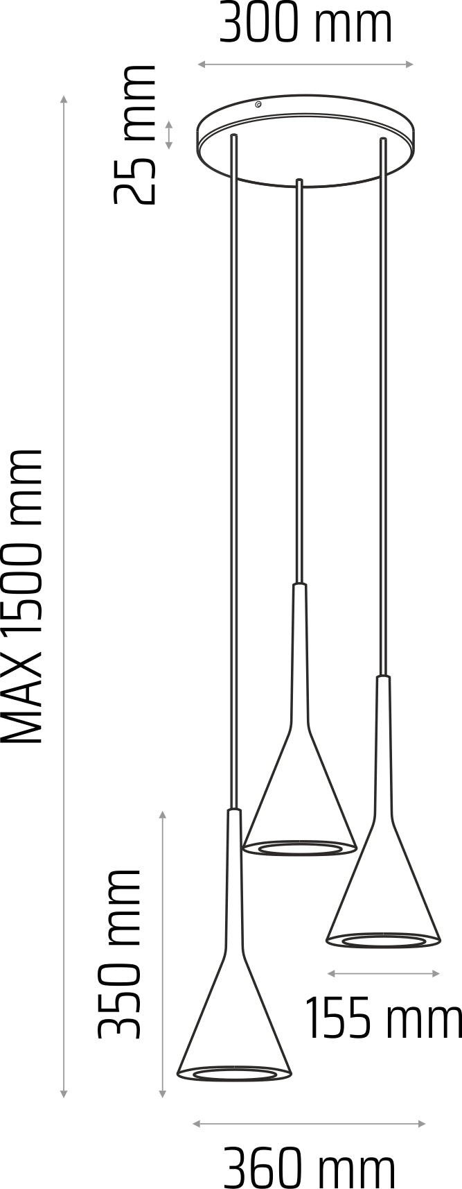 Zen hangs (plaphone) 3 l grey