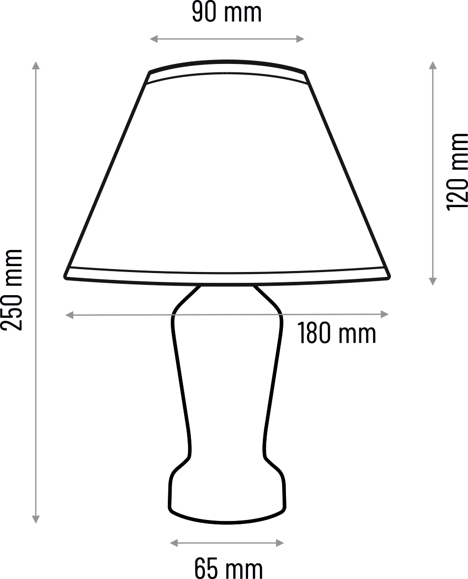 Night lamp Mona white