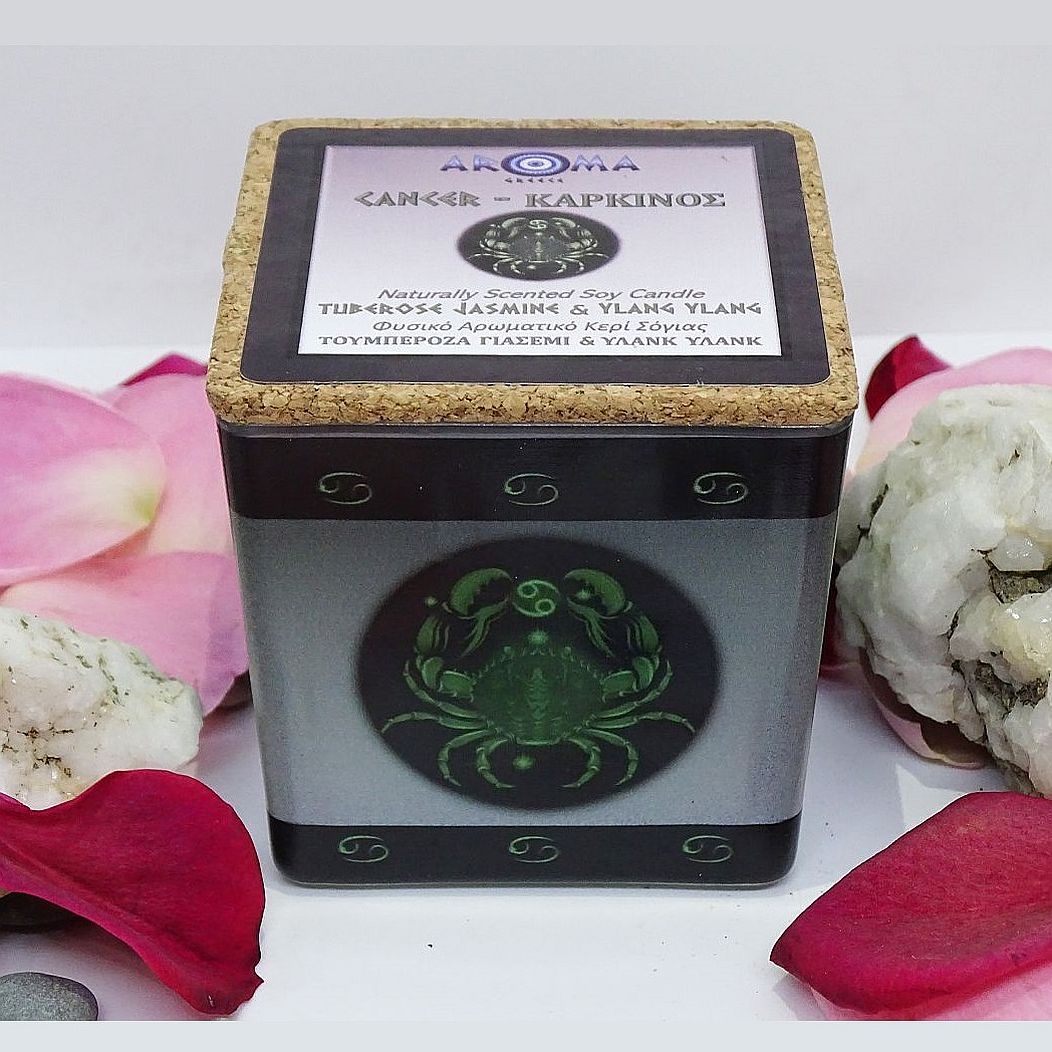 BOUGIE DE SOJA AROMATIQUE ZODIAC CANCER
