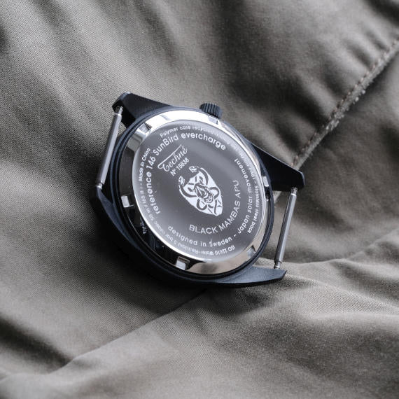 38,0 mm Solar-Ranger-Uhr mit beigem Nylon-6-Armband