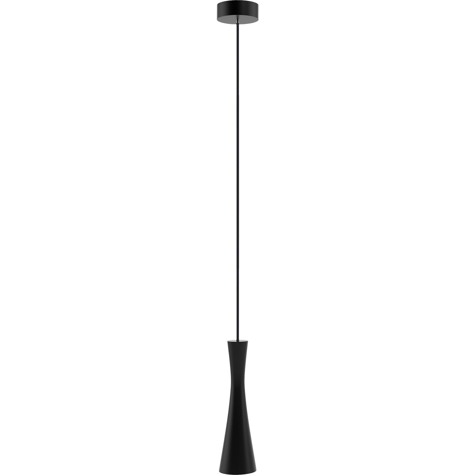 Hanging lamp black Vegas 1 tr