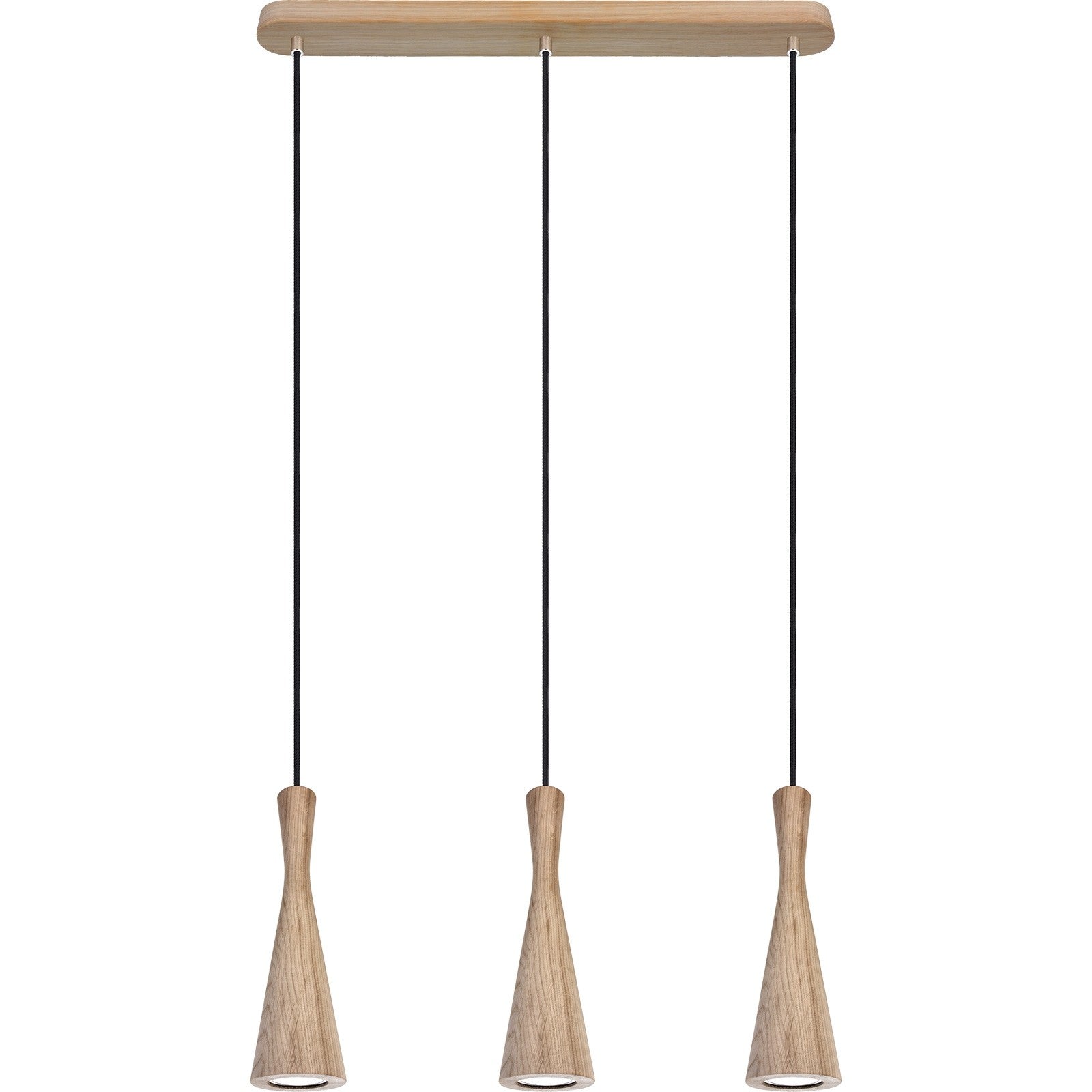 Hanging lamp oak Vegas 3p