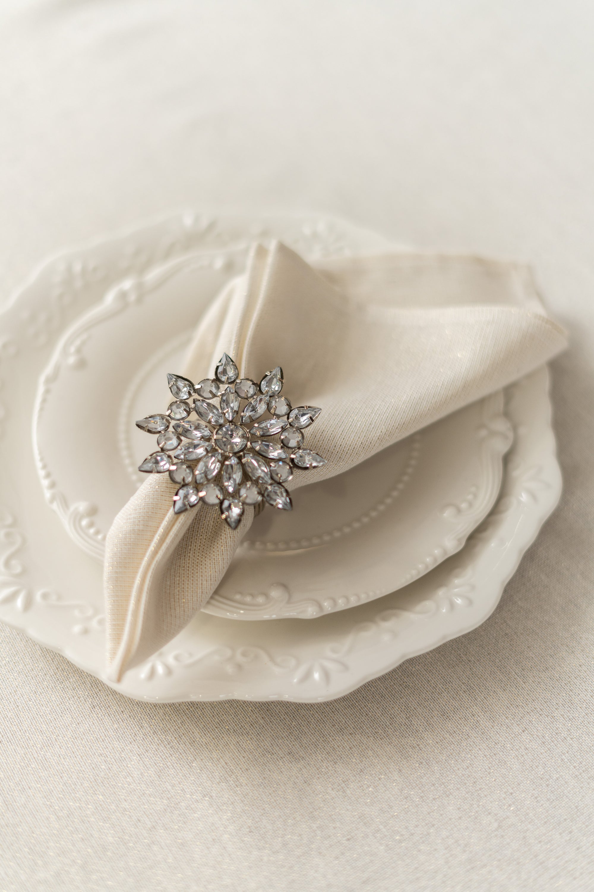 Serviette festive | Liso Crudo Oro