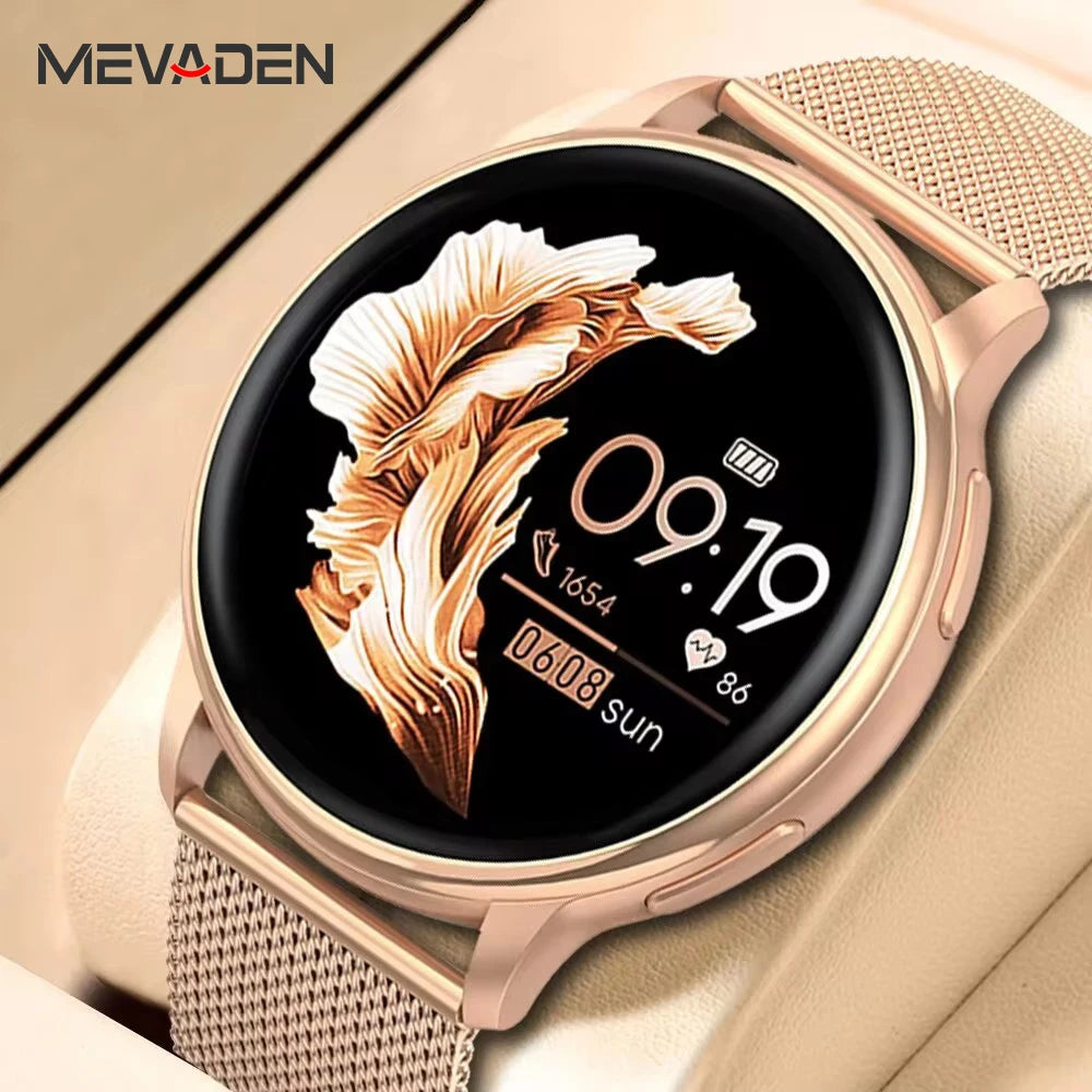 MEVADEN Bluetooth Call Smart Watch Women Custom Dial Watches Men Sport