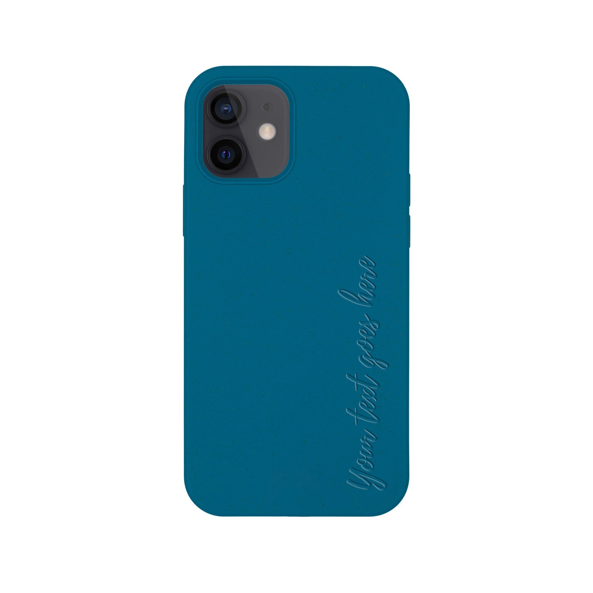 Biodegradable Personalized Phone Case - Deep Sea Blue