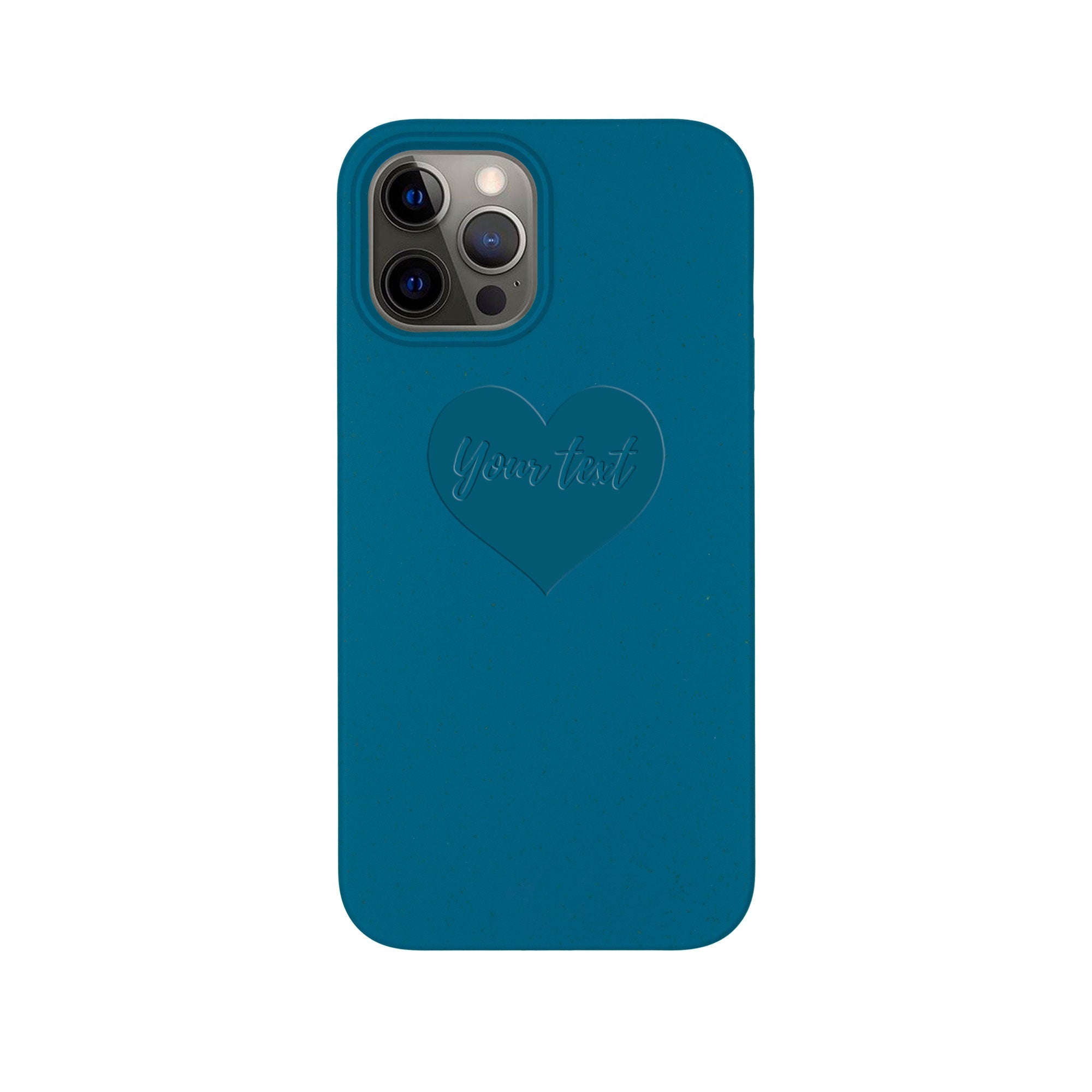 Biodegradable Personalized Phone Case - Deep Sea Blue