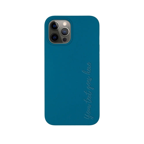 Biodegradable Personalized Phone Case - Deep Sea Blue