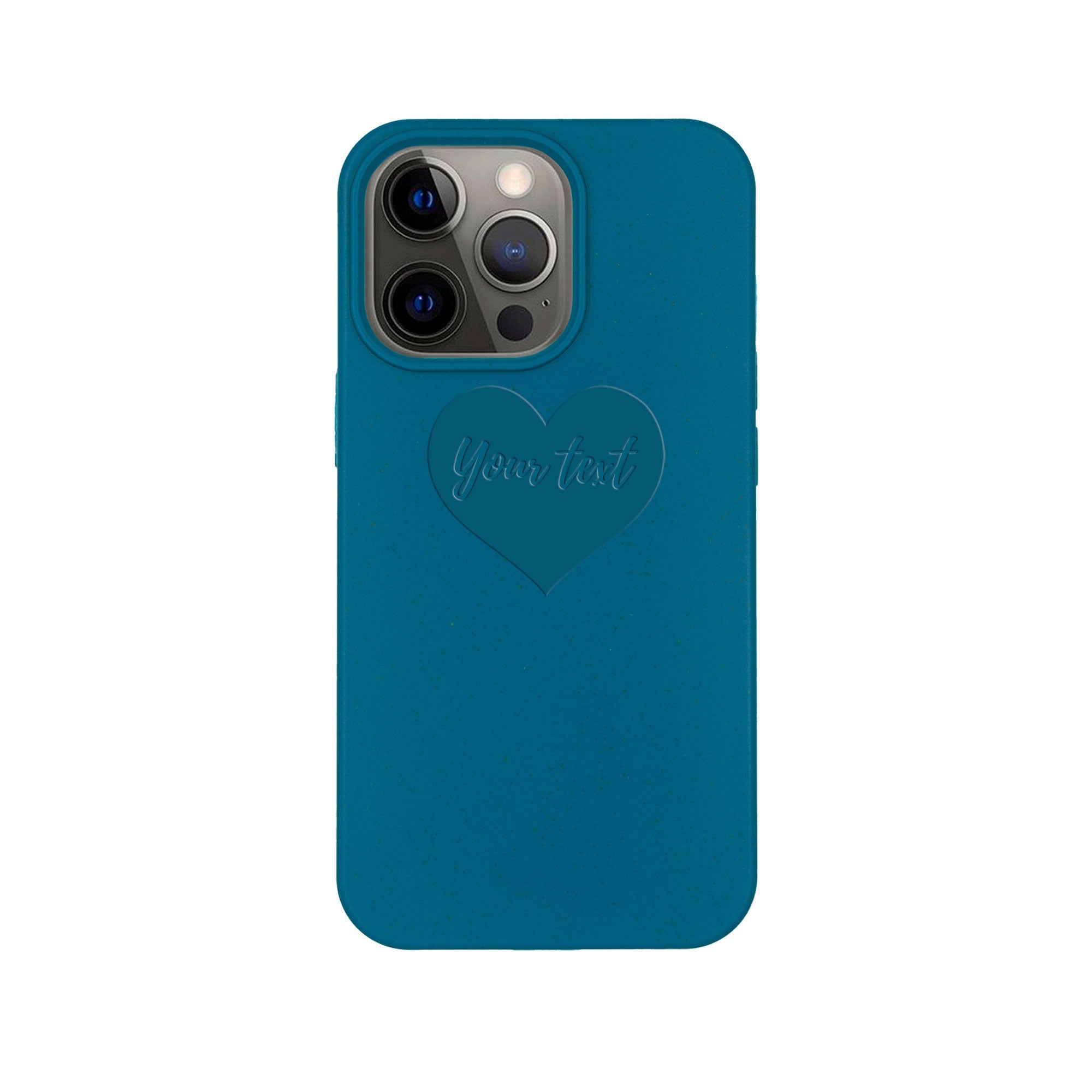 Biodegradable Personalized Phone Case - Deep Sea Blue