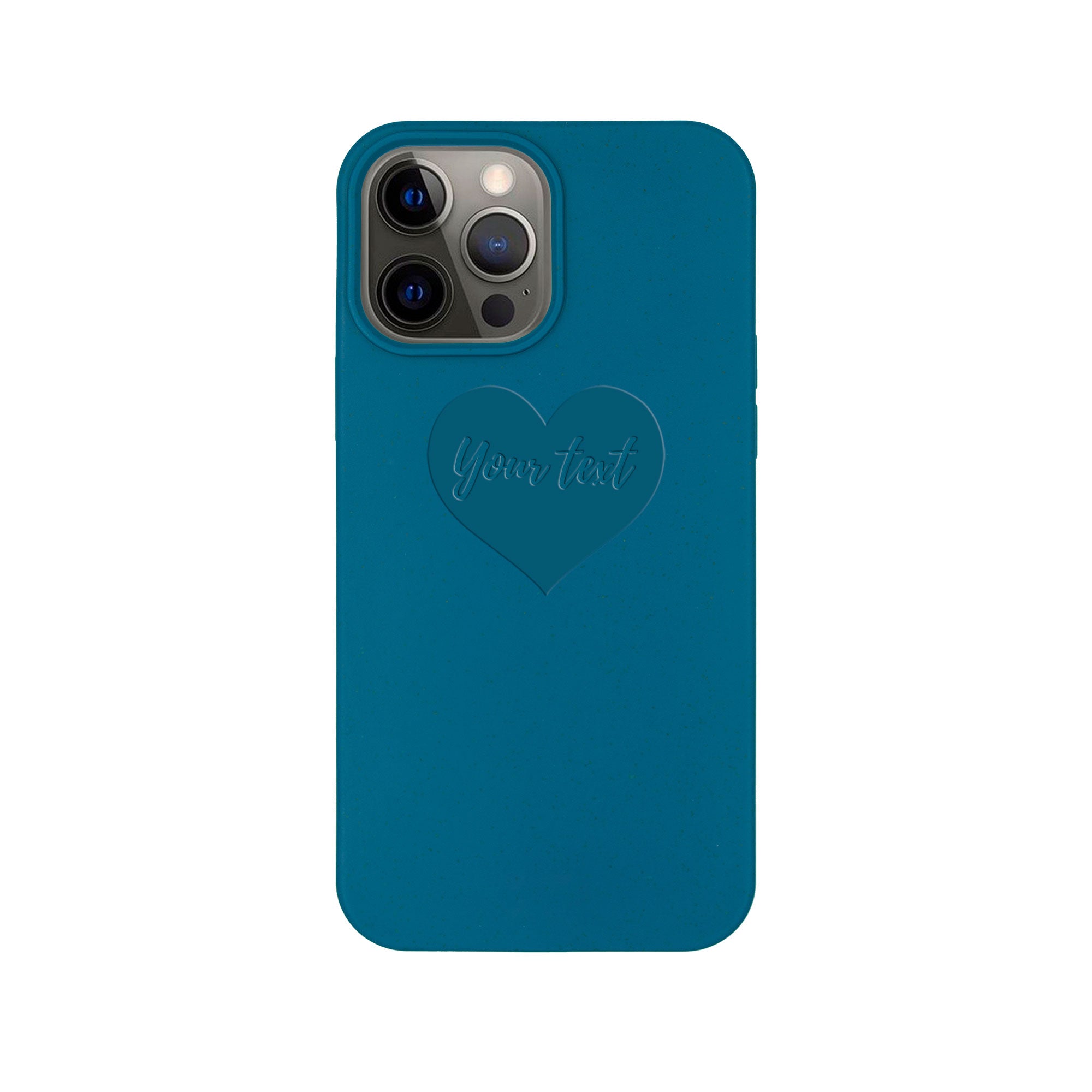 Biodegradable Personalized Phone Case - Deep Sea Blue