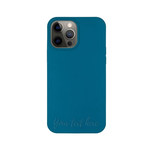 Biodegradable Personalized Phone Case - Deep Sea Blue
