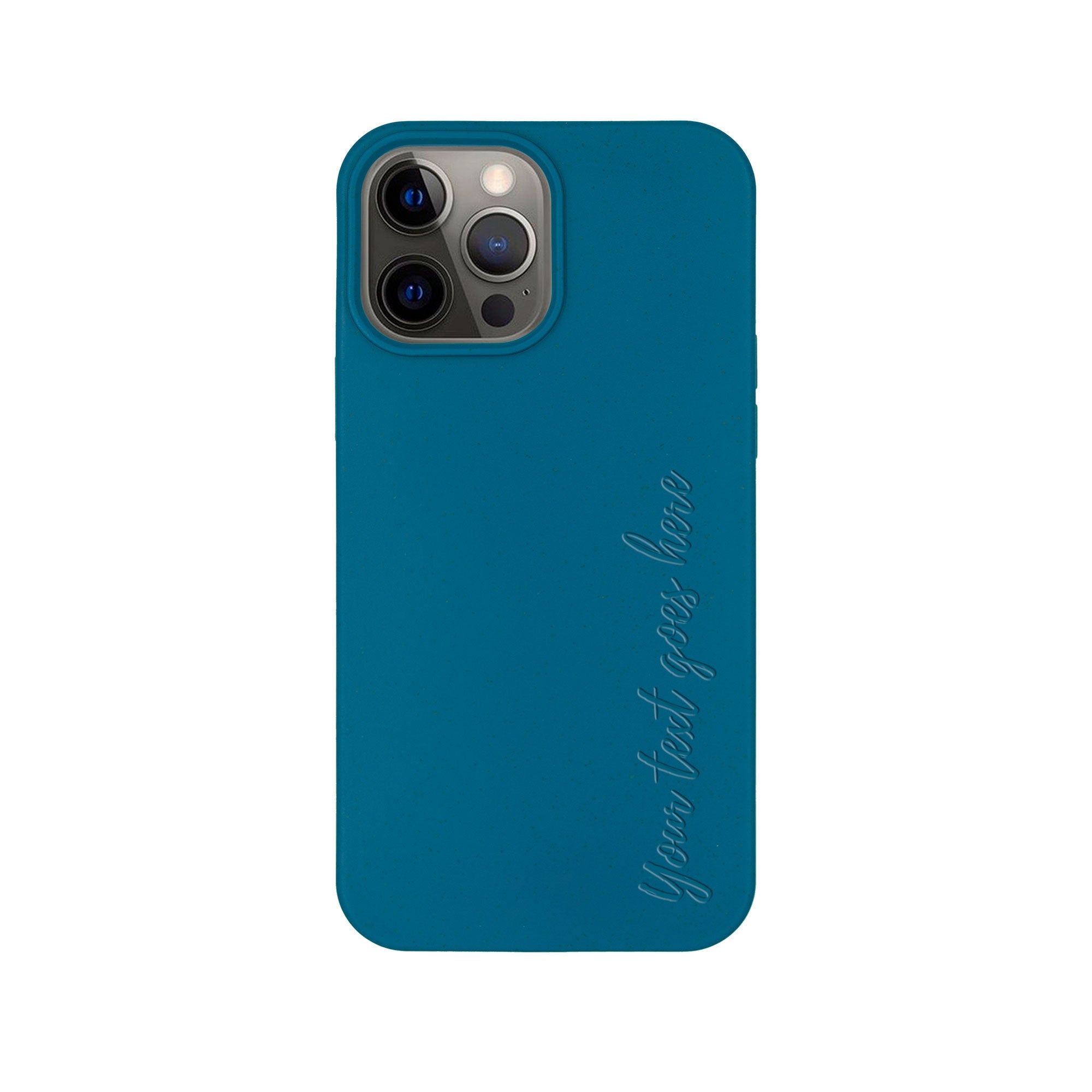 Biodegradable Personalized Phone Case - Deep Sea Blue