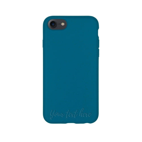 Biodegradable Personalized Phone Case - Deep Sea Blue