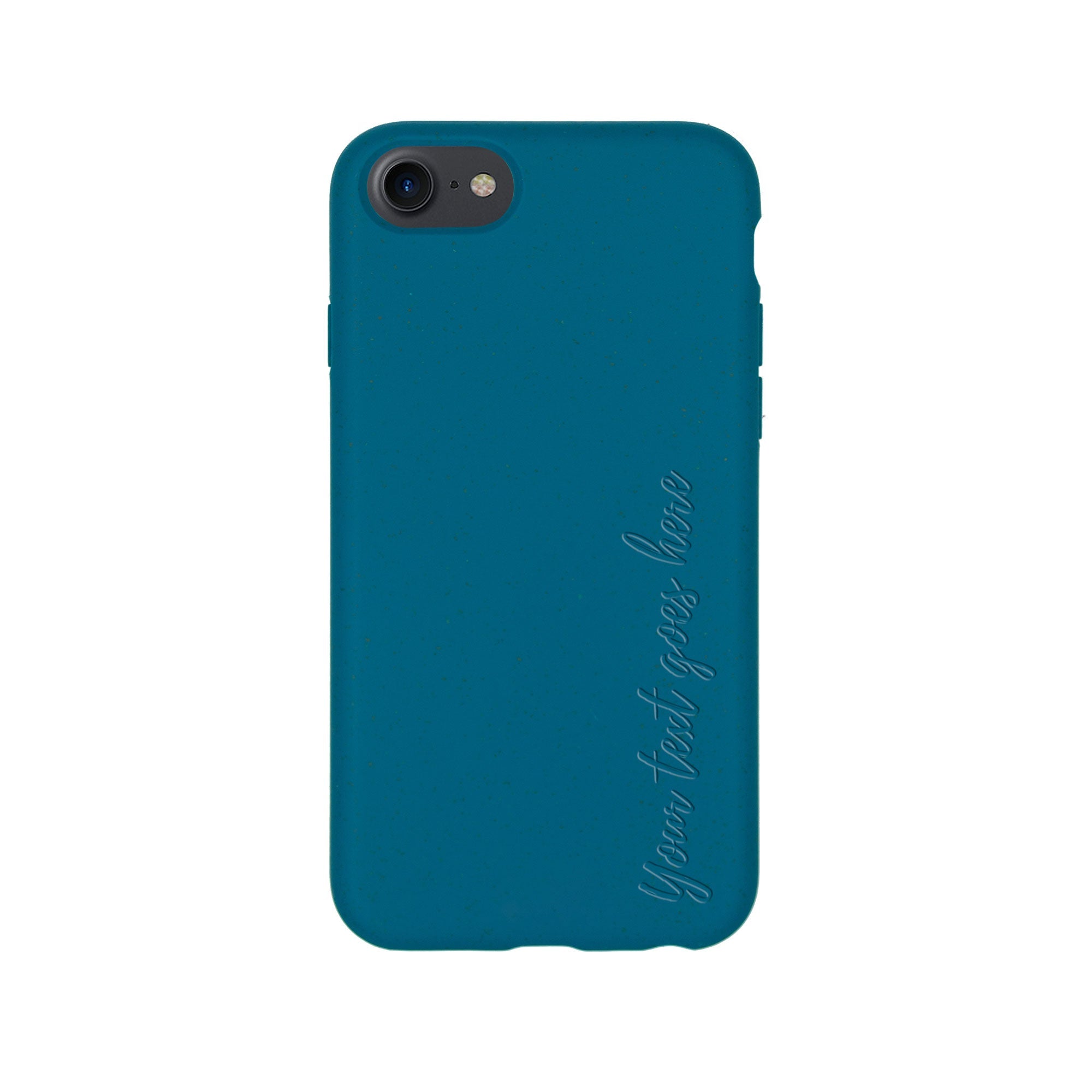 Biodegradable Personalized Phone Case - Deep Sea Blue