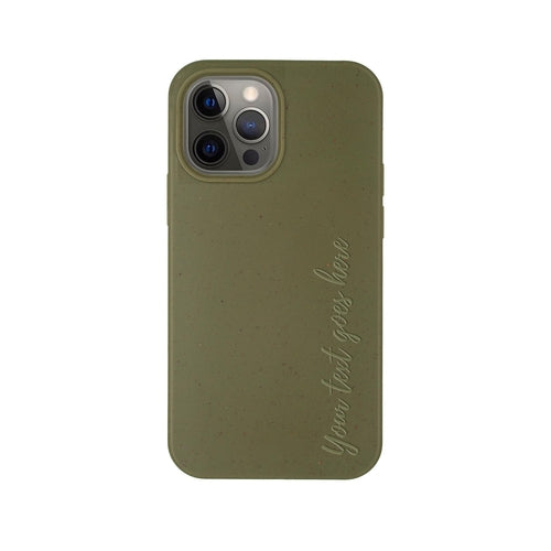 Biodegradable Personalized Phone Case - Olive Green