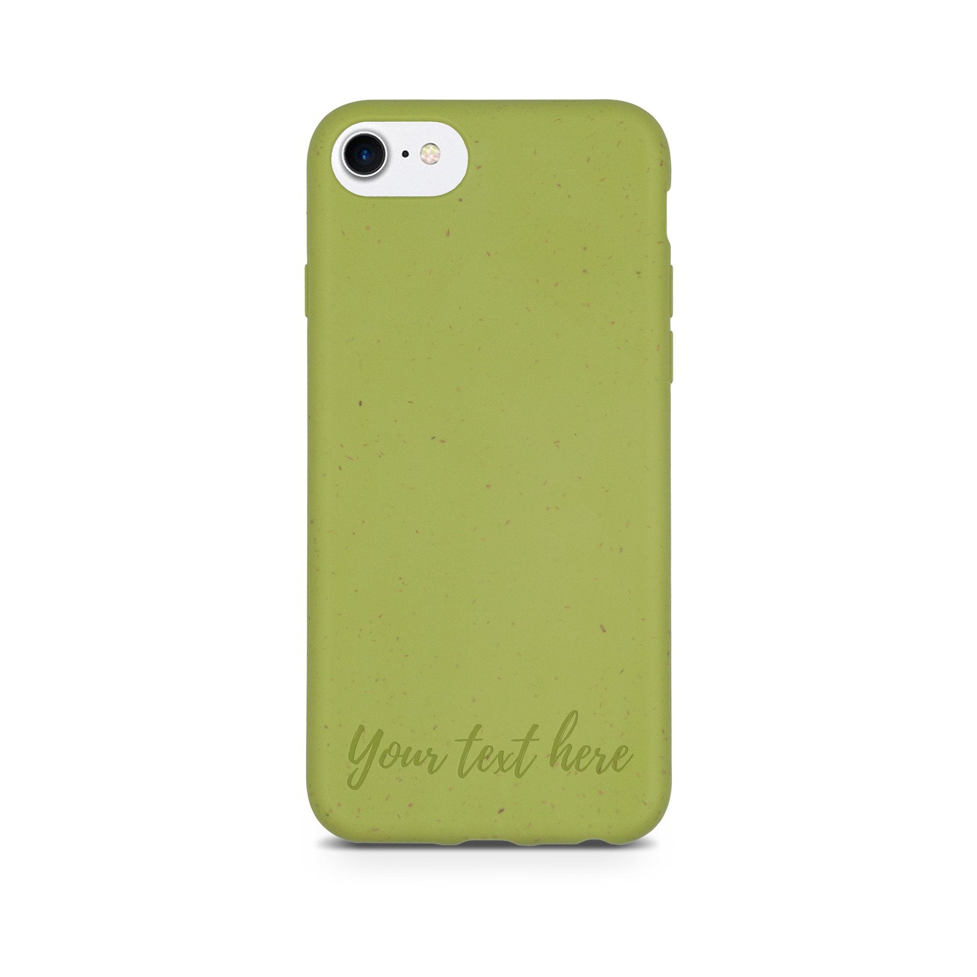 Biodegradable Personalized Phone Case - Apple Green