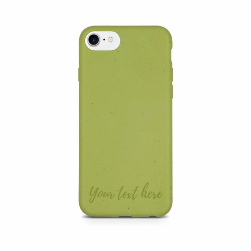 Biodegradable Personalized Phone Case - Apple Green
