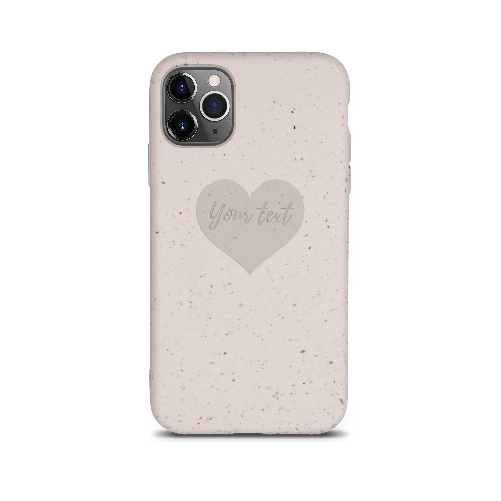 Biodegradable Personalized Phone Case - Natural White