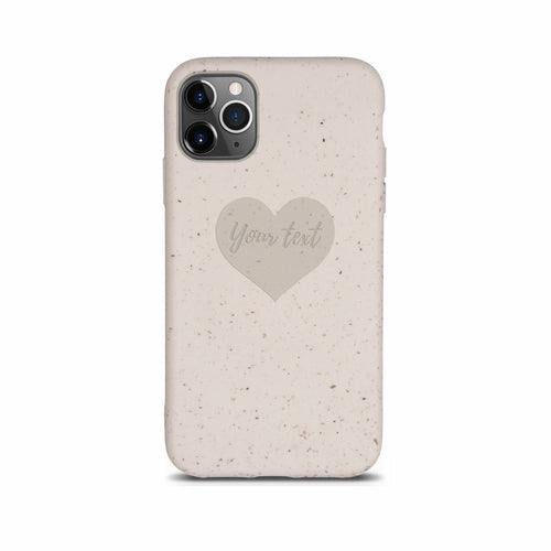 Biodegradable Personalized Phone Case - Natural White