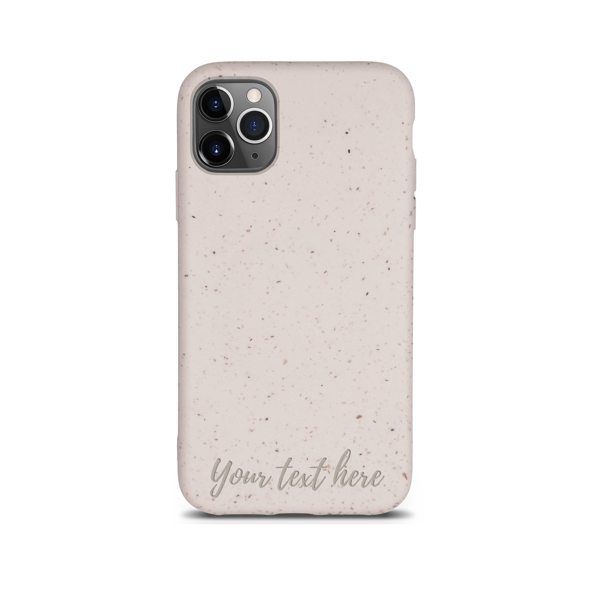 Biodegradable Personalized Phone Case - Natural White