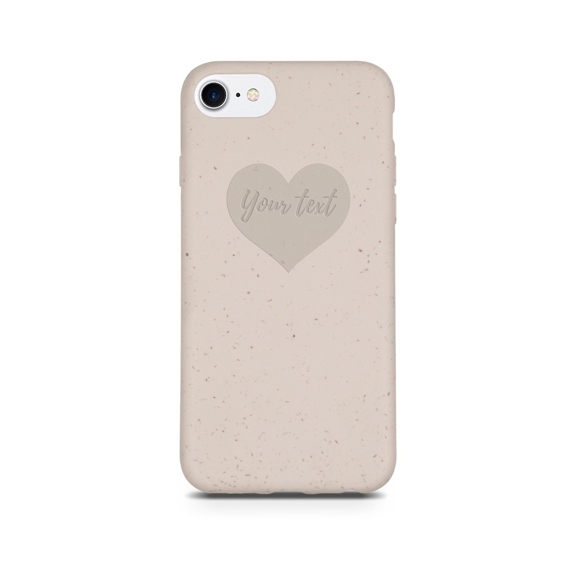 Biodegradable Personalized Phone Case - Natural White