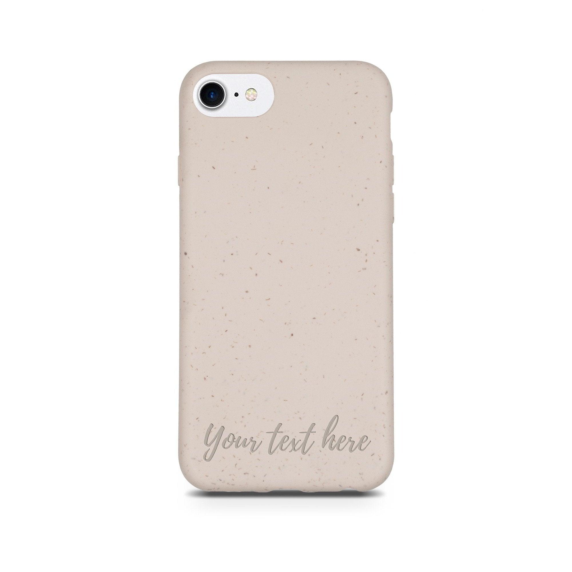 Biodegradable Personalized Phone Case - Natural White