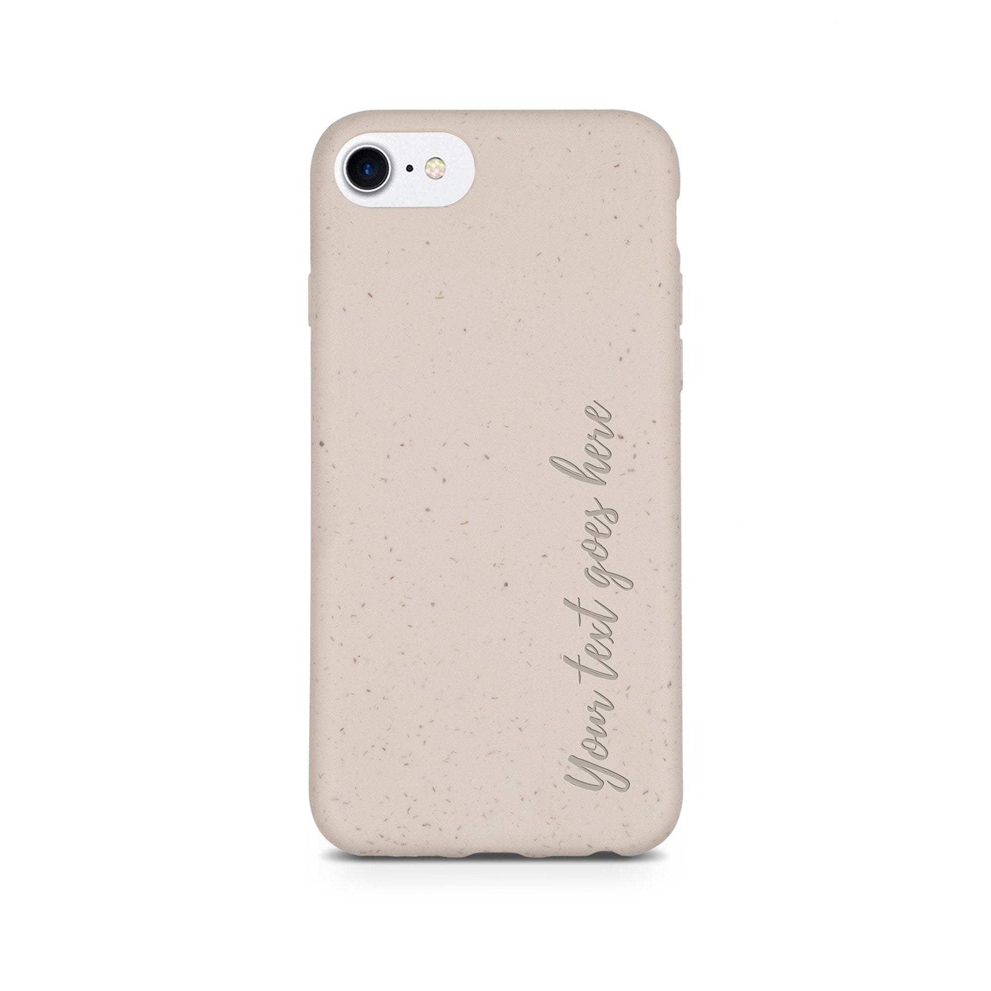 Biodegradable Personalized Phone Case - Natural White