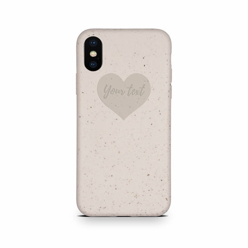 Biodegradable Personalized Phone Case - Natural White