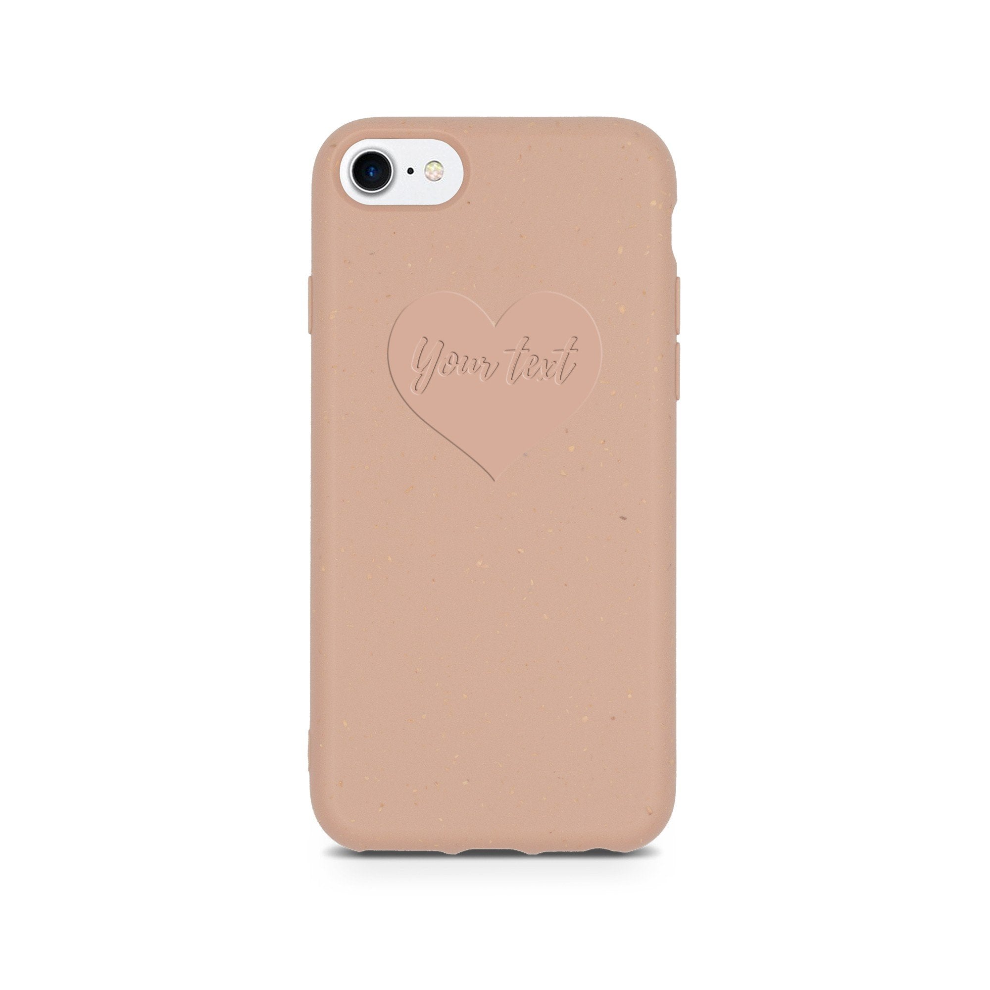 Étui de téléphone biodégradable et personnalisé - Rose pastel