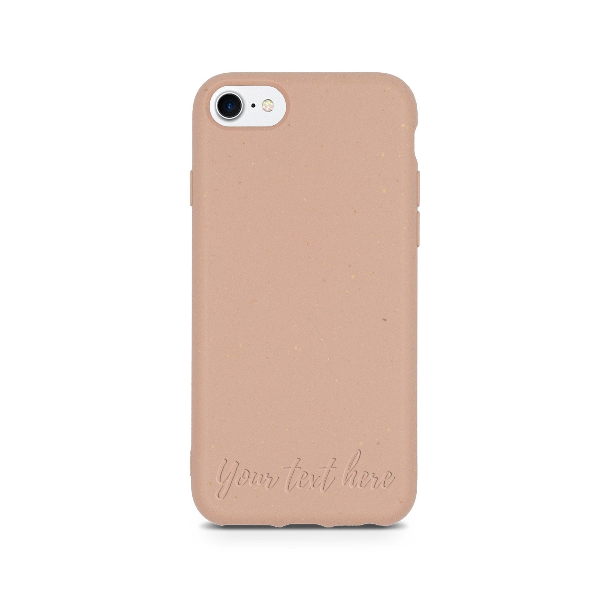 Étui de téléphone biodégradable et personnalisé - Rose pastel