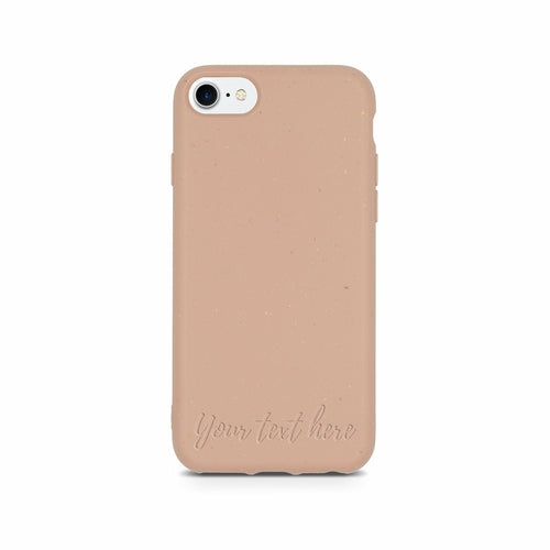 Étui de téléphone biodégradable et personnalisé - Rose pastel