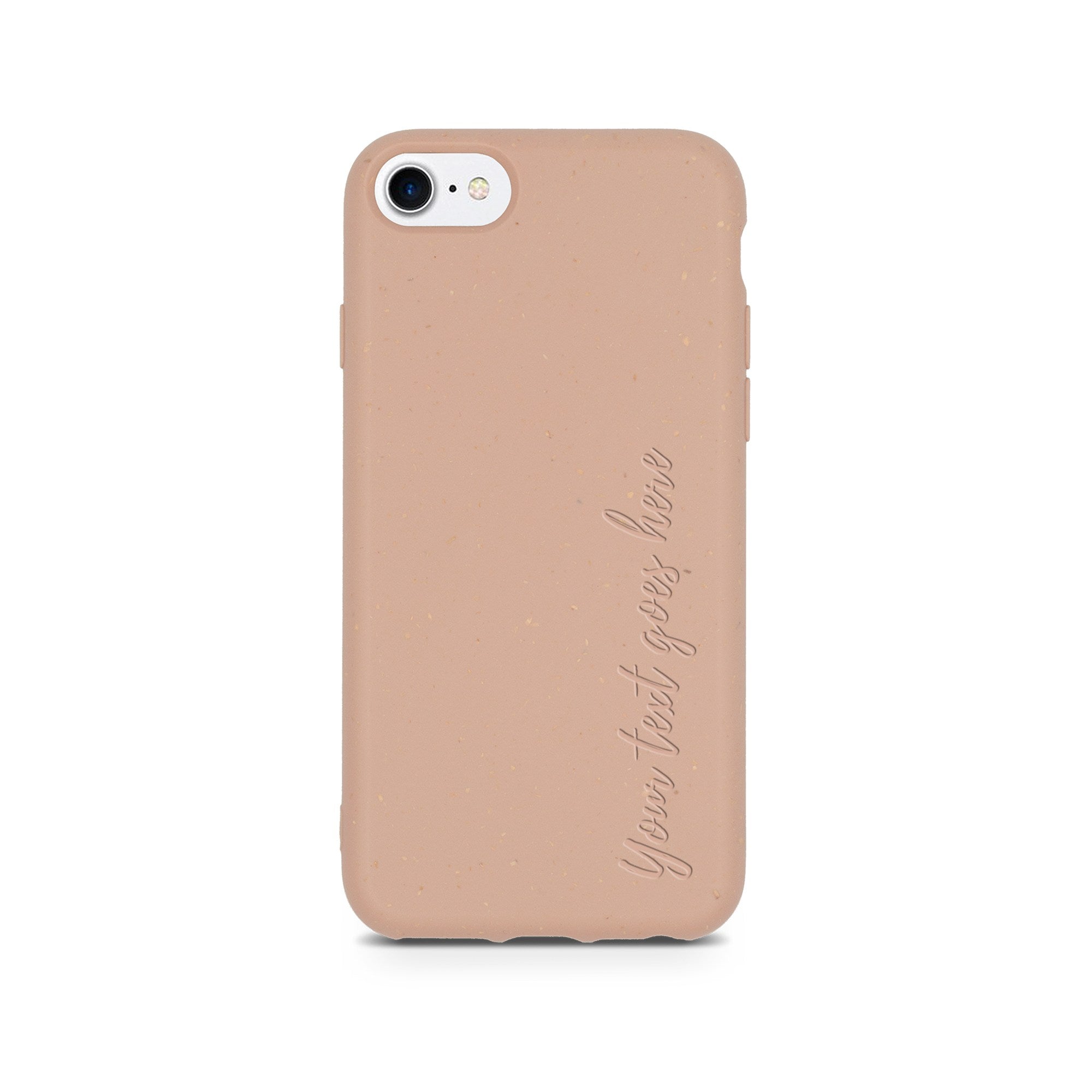 Étui de téléphone biodégradable et personnalisé - Rose pastel