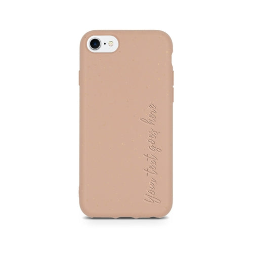 Étui de téléphone biodégradable et personnalisé - Rose pastel