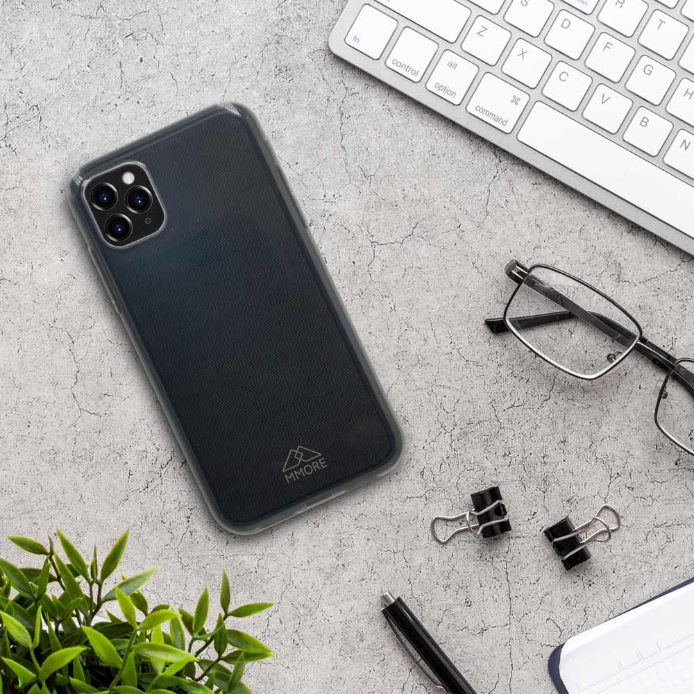 Transparente Handyhülle aus recyceltem Meeresplastik