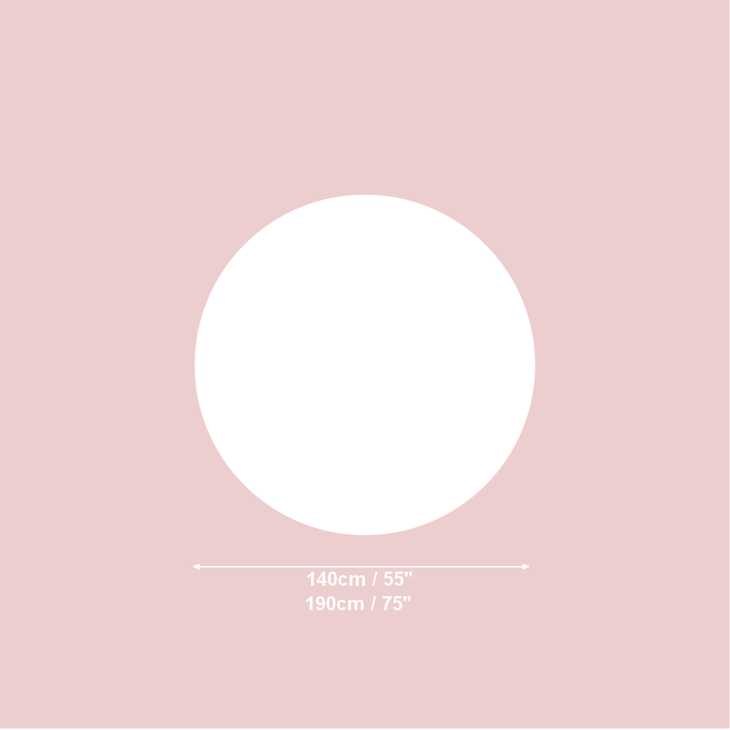 Nappe ronde, mélange lin-coton, imprimée | Aitana