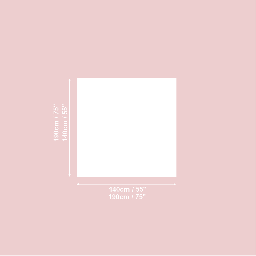 Nappe rectangulaire, 100 % coton, imprimée | Seeds Aqua