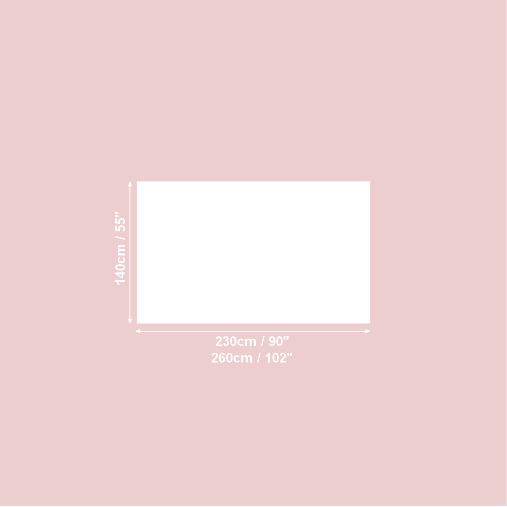 Nappe rectangulaire en coton recyclé imprimé | Pipo Fresno