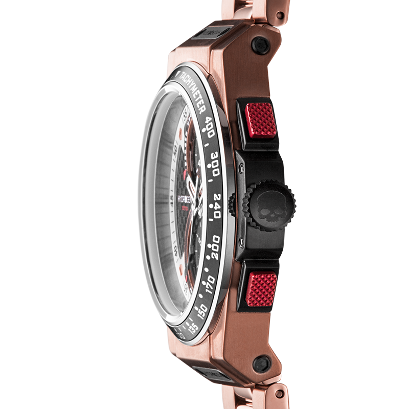 Bracelet Otto Chrono entièrement en or rose