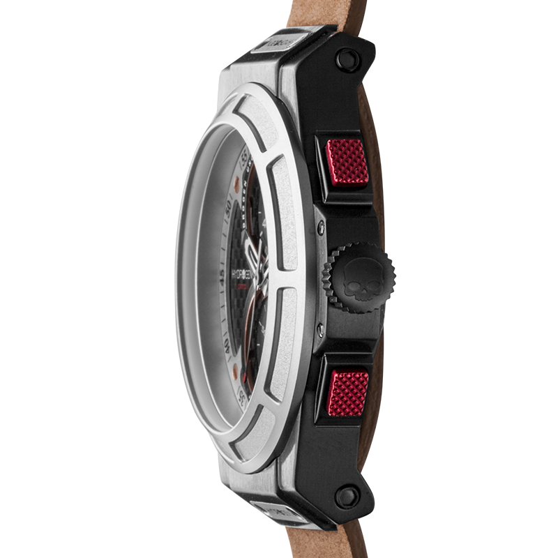 Otto Chrono Argent Noir Nato