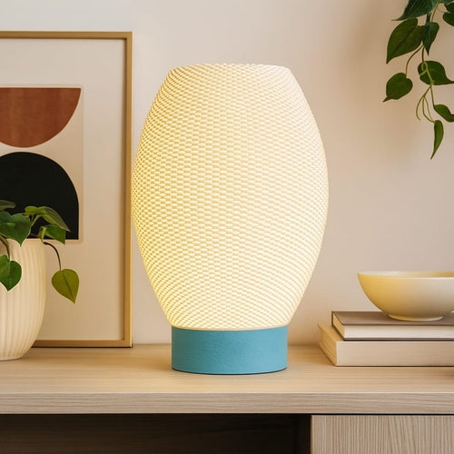 Tragbare Tischleuchte mit Halo-Mesh-Technologie